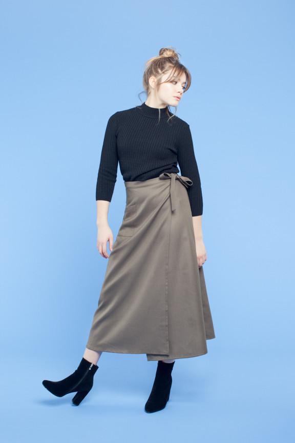 Amelle jupe portefeuille Skirts